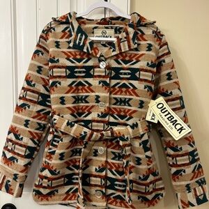 NWT Fleece Lined Outback Coat